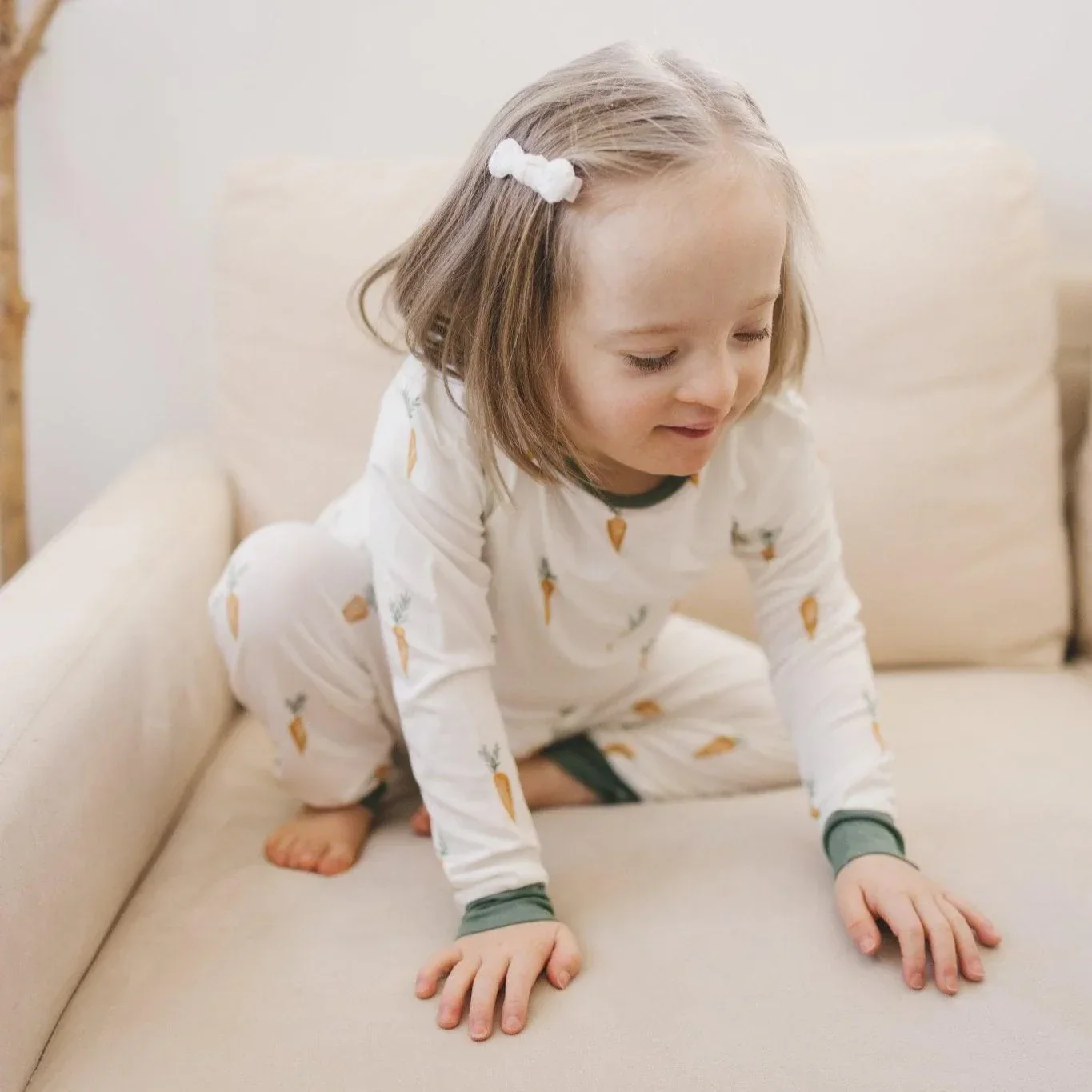 Keep Calm and Carrot On 2pc Bamboo Pajamas - Image 3