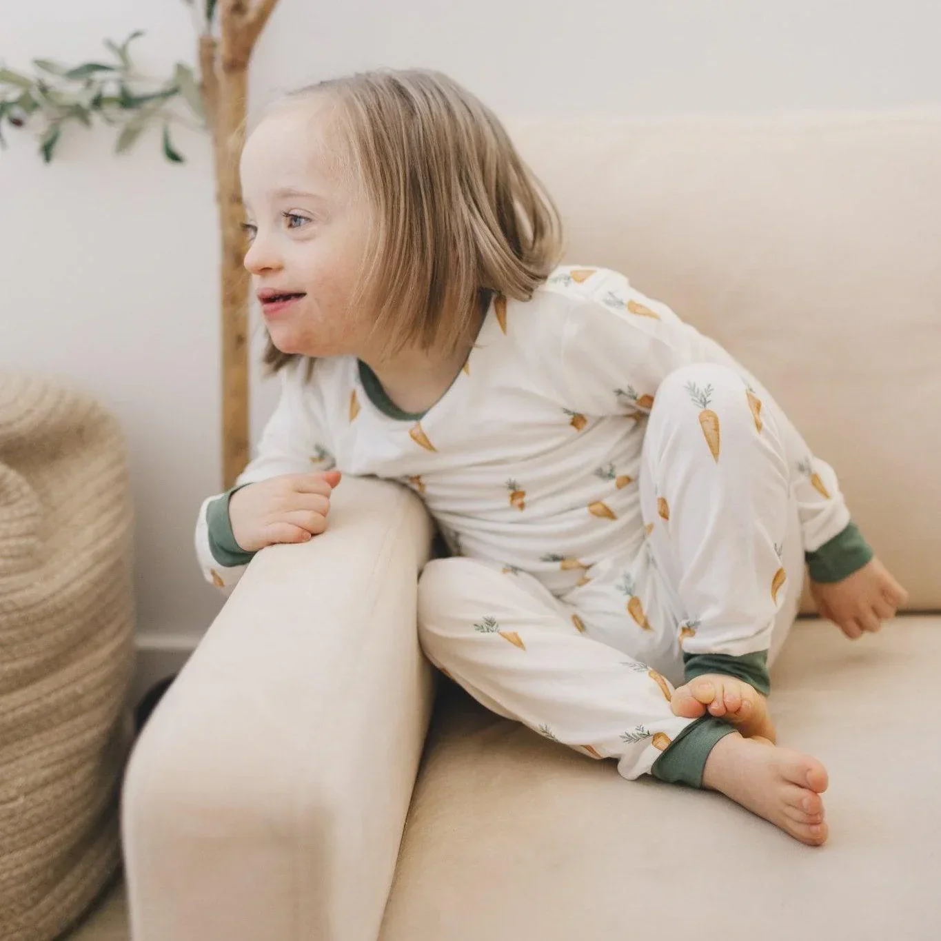 Keep Calm and Carrot On 2pc Bamboo Pajamas - Image 5