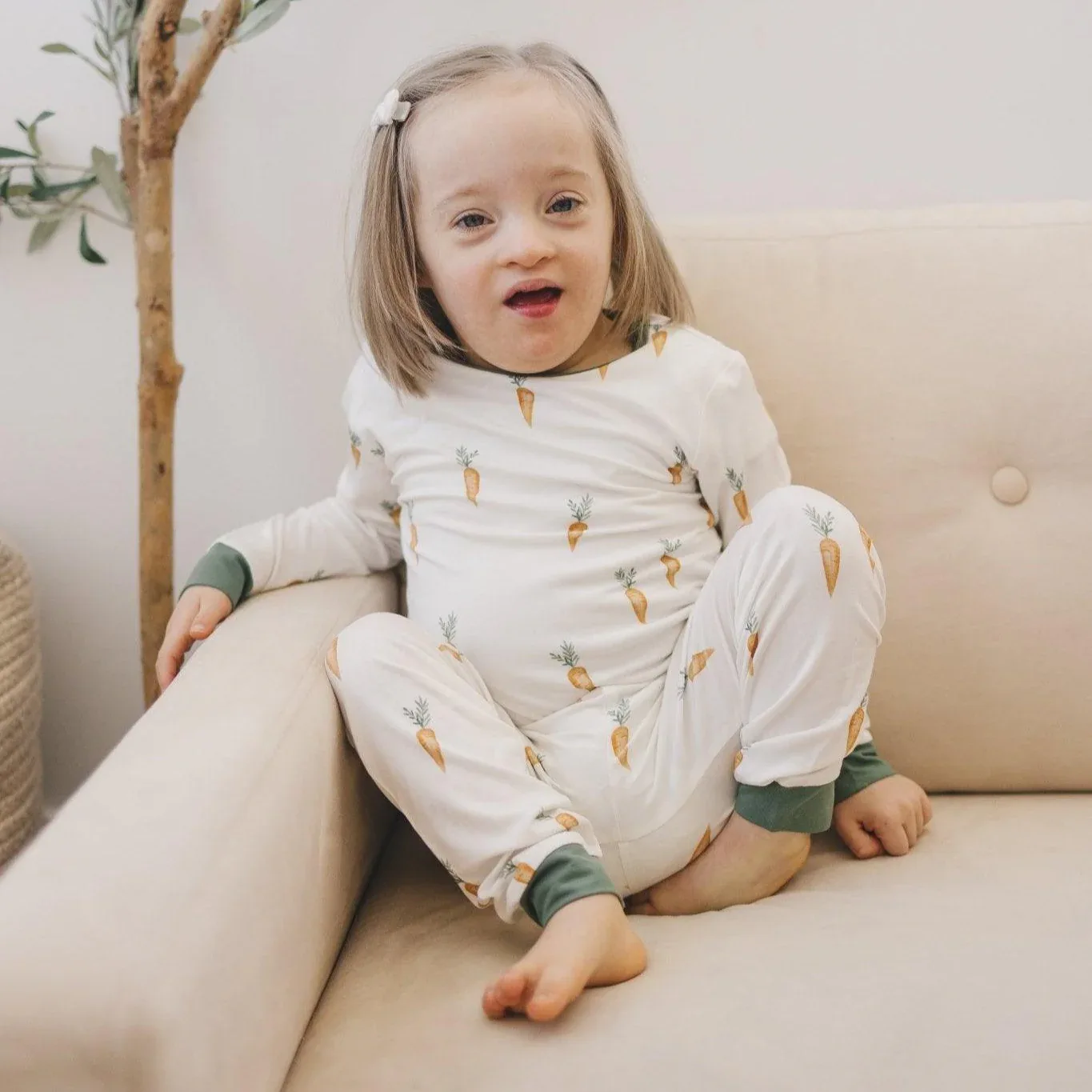 Keep Calm and Carrot On 2pc Bamboo Pajamas - Image 6