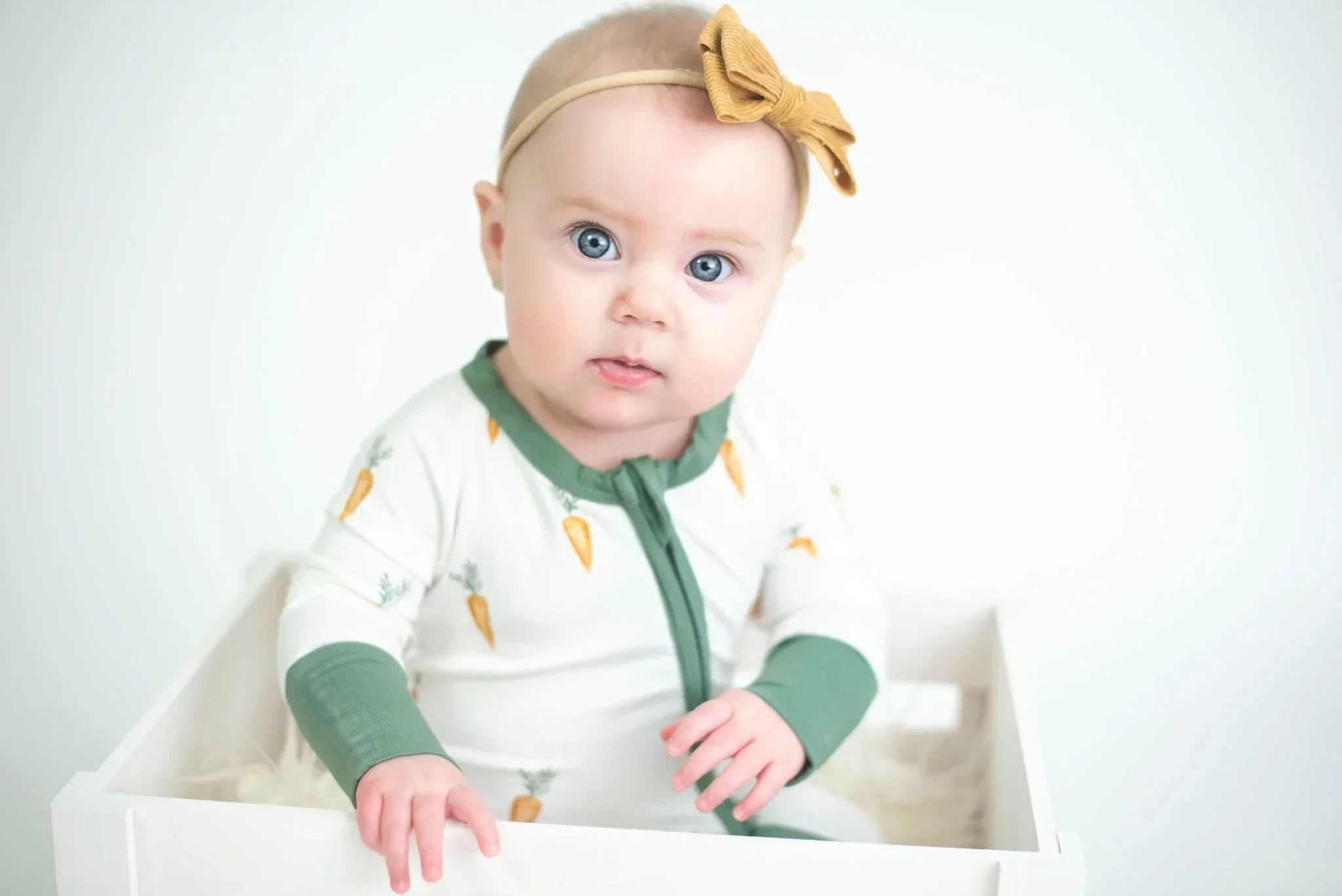 Keep Calm and Carrot On Bamboo Zippy Romper - Image 9