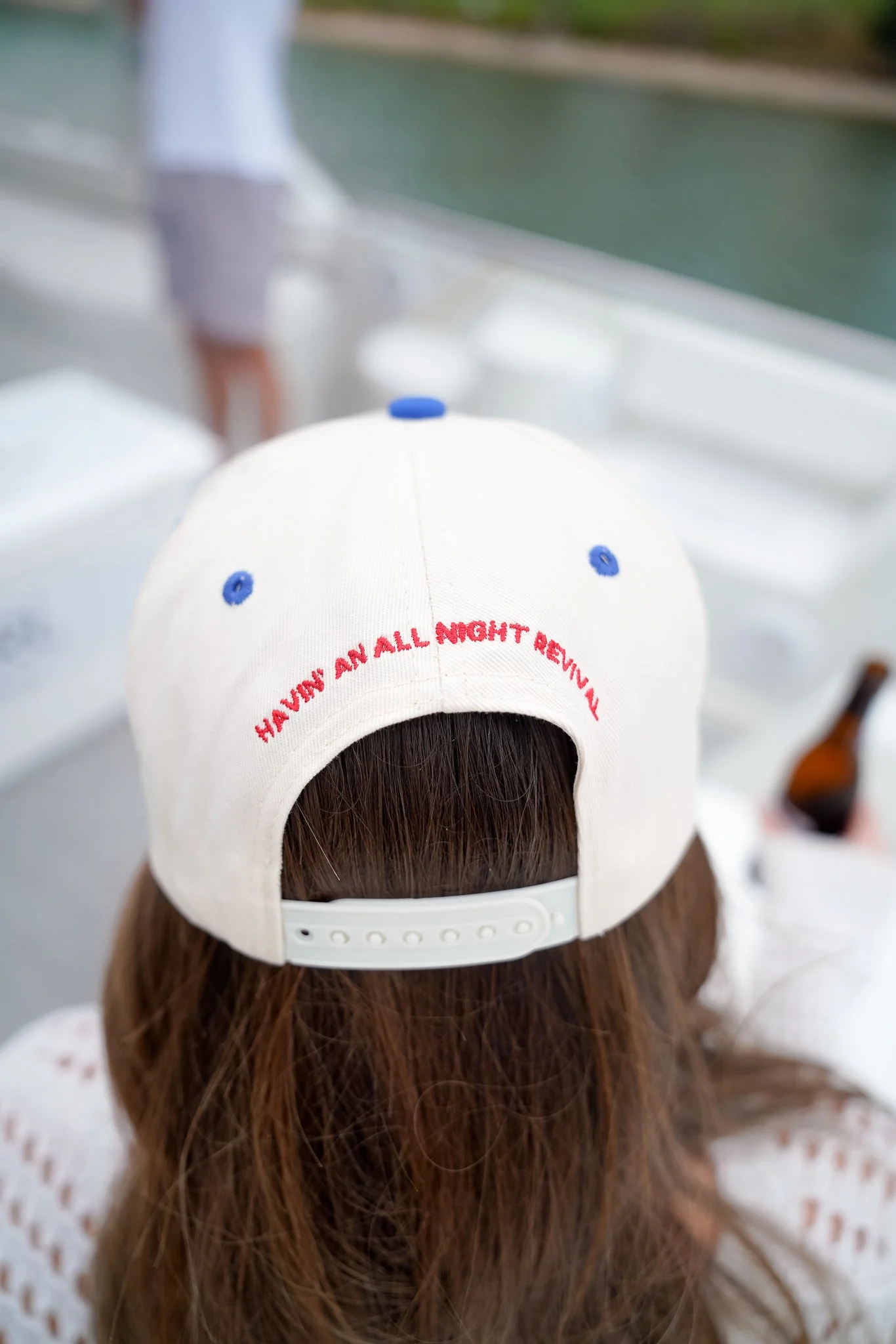 Keep it Salty - Royal Blue Vintage Trucker Hat - Image 6
