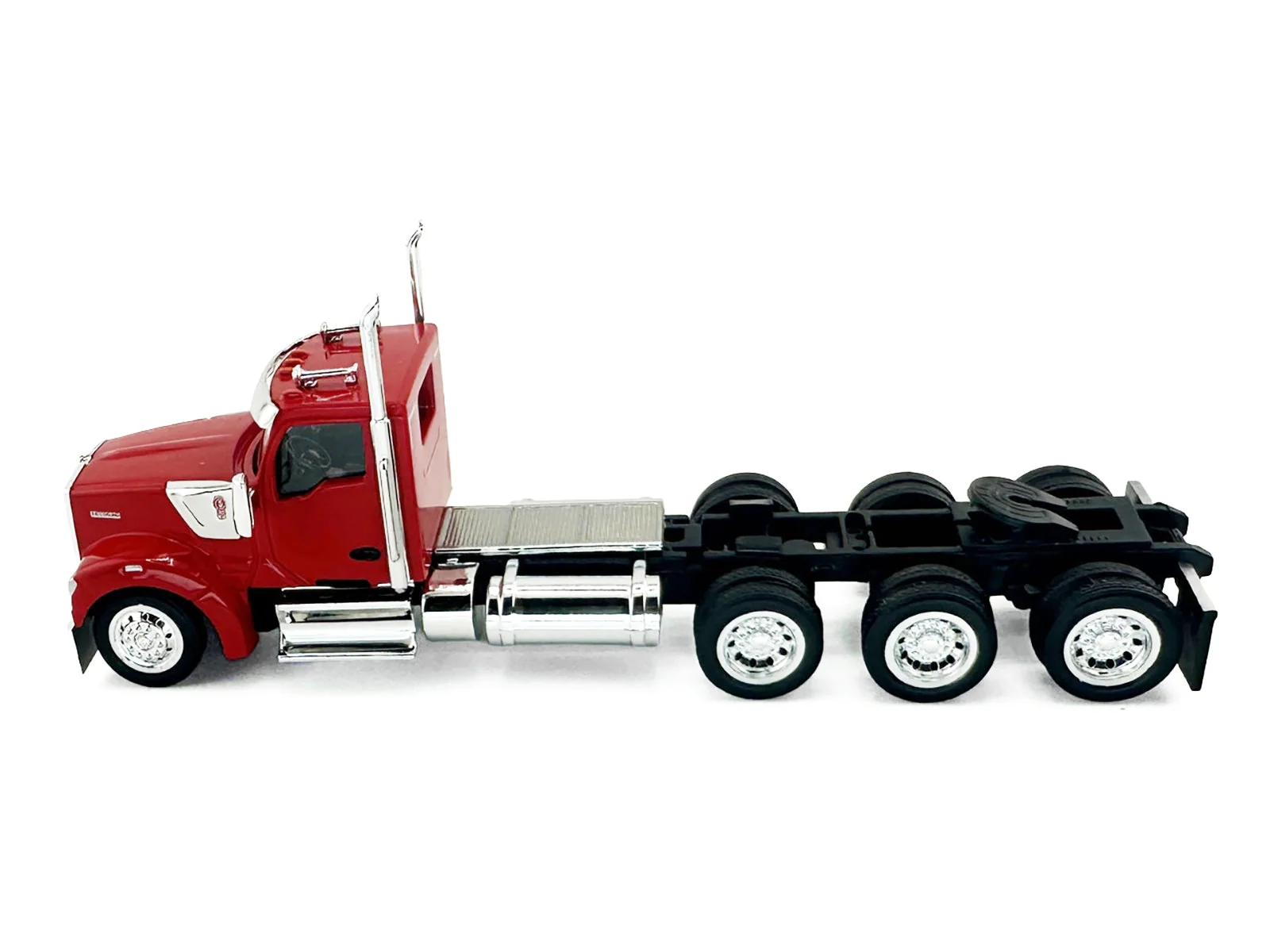 Kenworth W990 3-Axel Day Cab Red 1/87 (HO) Plastic Model Car by HO Logistics - Image 2