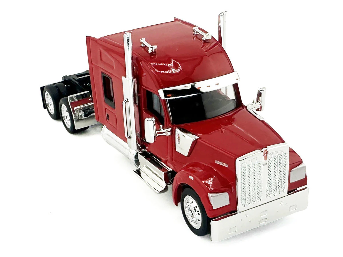 Kenworth W990 with Stand Up Sleeper Cab Red 1/87 (HO) Plastic Model Car by HO Logistics - Image 2