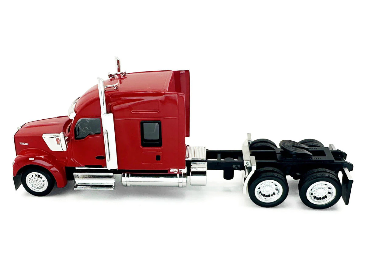 Kenworth W990 with Stand Up Sleeper Cab Red 1/87 (HO) Plastic Model Car by HO Logistics - Image 3