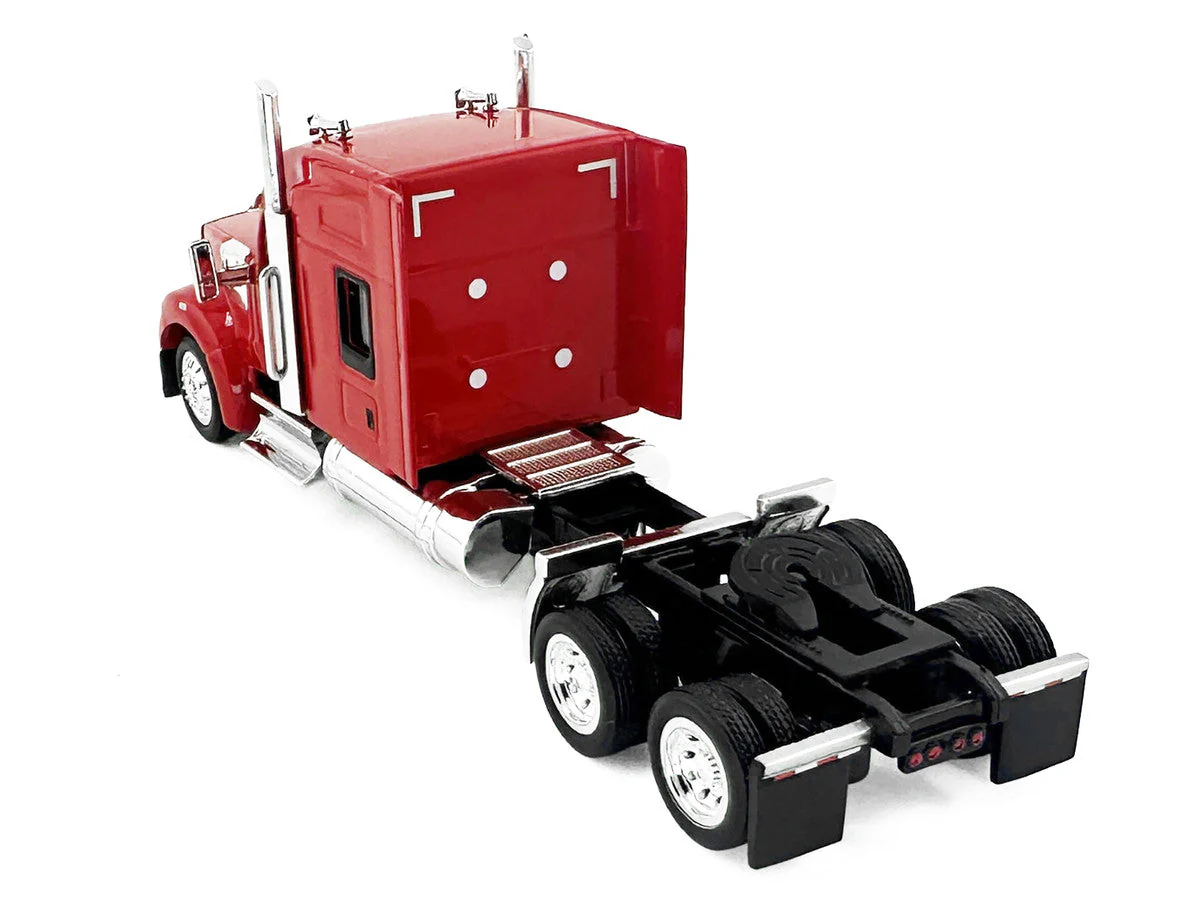 Kenworth W990 with Stand Up Sleeper Cab Red 1/87 (HO) Plastic Model Car by HO Logistics - Image 4