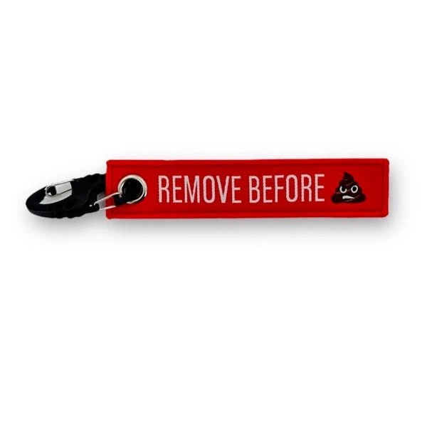 Key Chain Tag - Remove Before Poop - Image 2