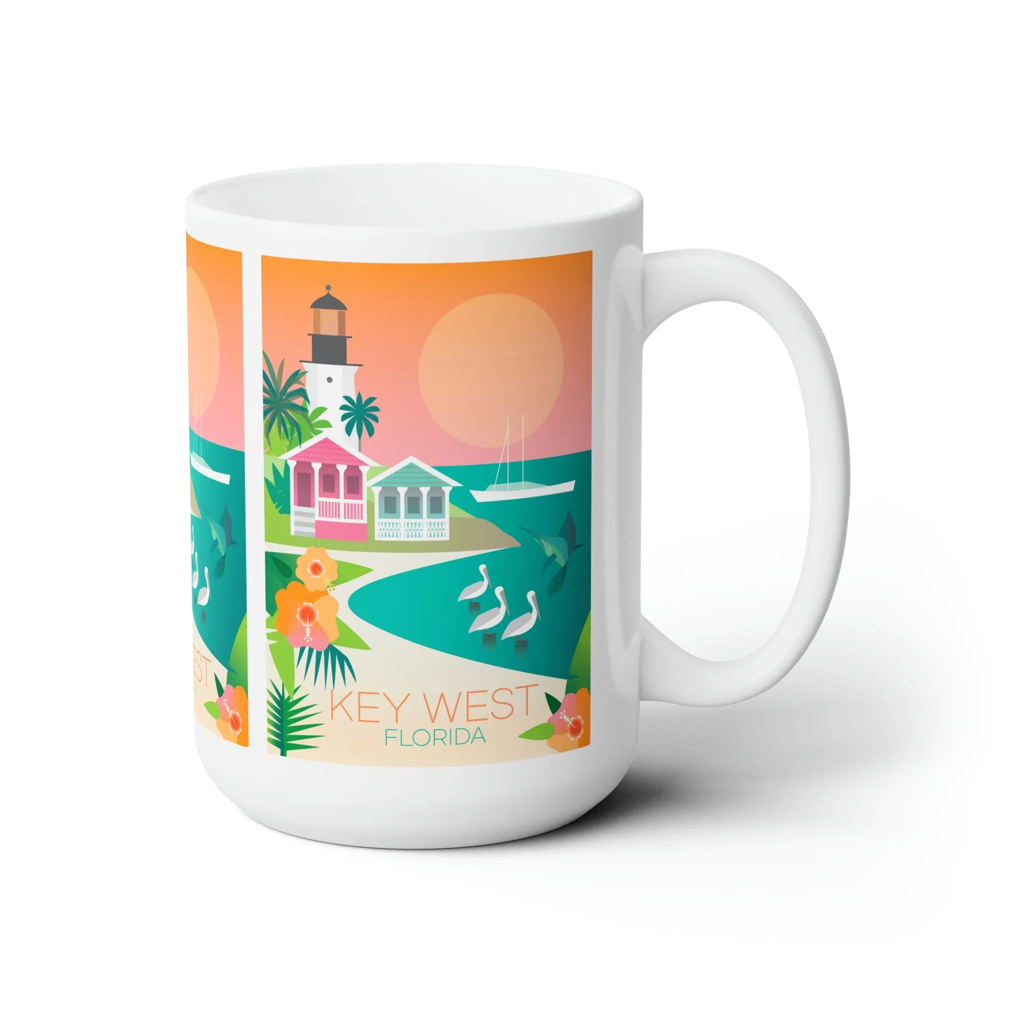 Key West Ceramic Mug 11oz or 15oz - Image 3