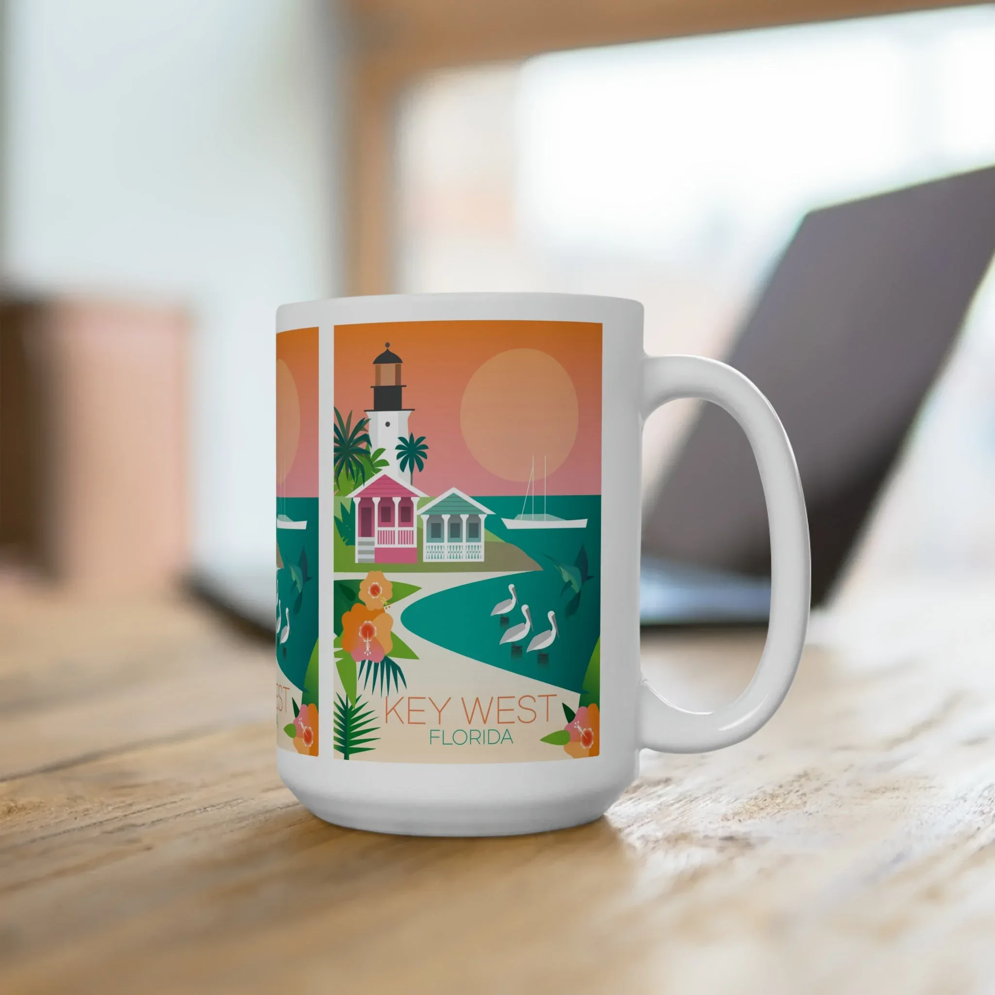 Key West Ceramic Mug 11oz or 15oz - Image 4