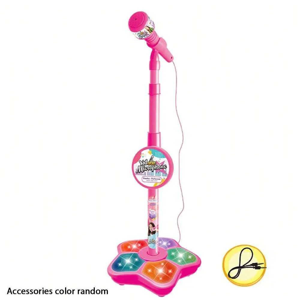 Kids Microphone Stand Toy, Portable Children's Karaoke Electronic, Durable Party Karaoke Microphone Stand, Kids Karaoke Machine - Image 7