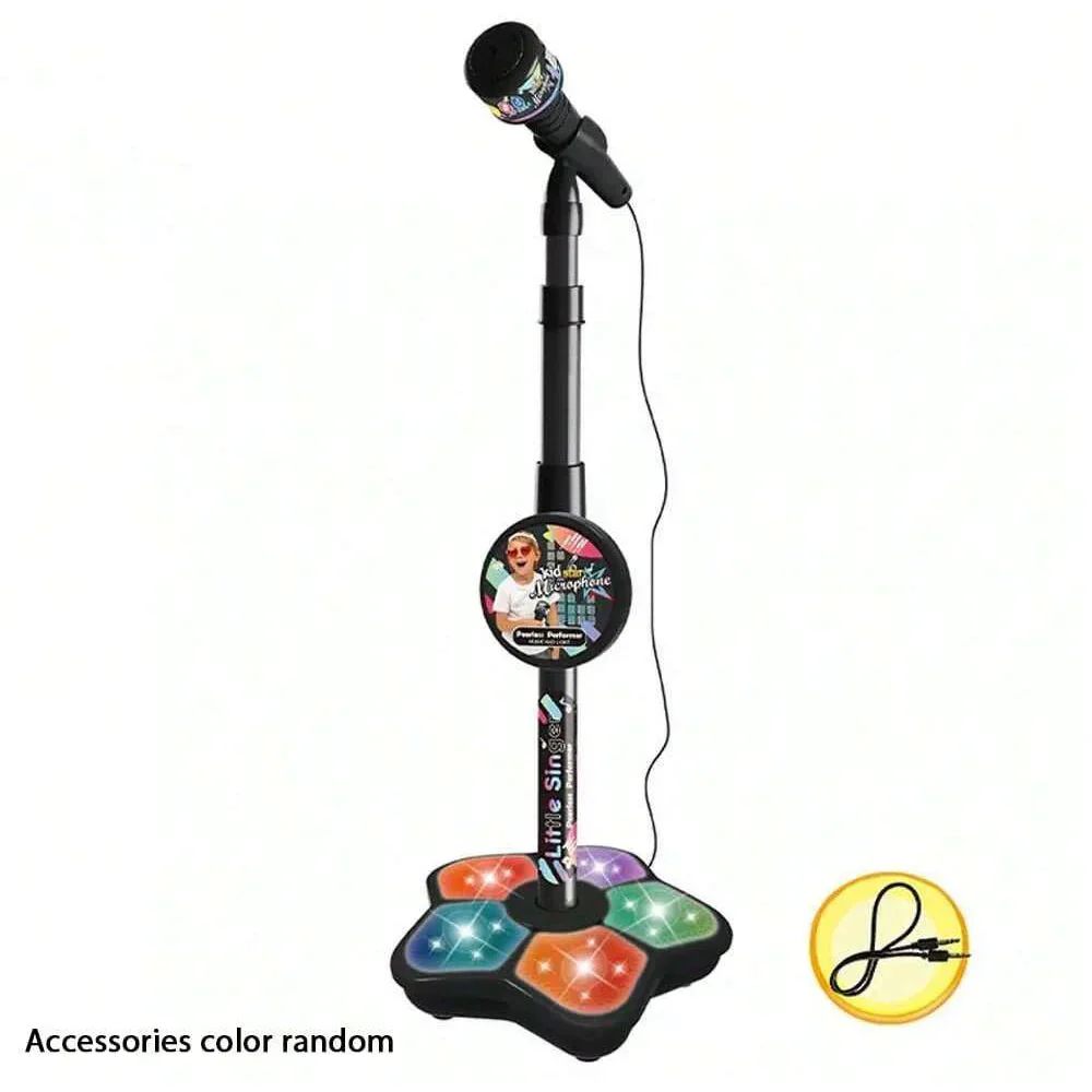 Kids Microphone Stand Toy, Portable Children's Karaoke Electronic, Durable Party Karaoke Microphone Stand, Kids Karaoke Machine - Image 9