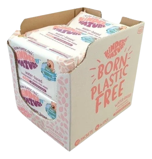 Kinder by Nature 100% Biodegradable Water-Based Baby Wipes - 672 Count (12 packs of 56 wipes) - Image 12