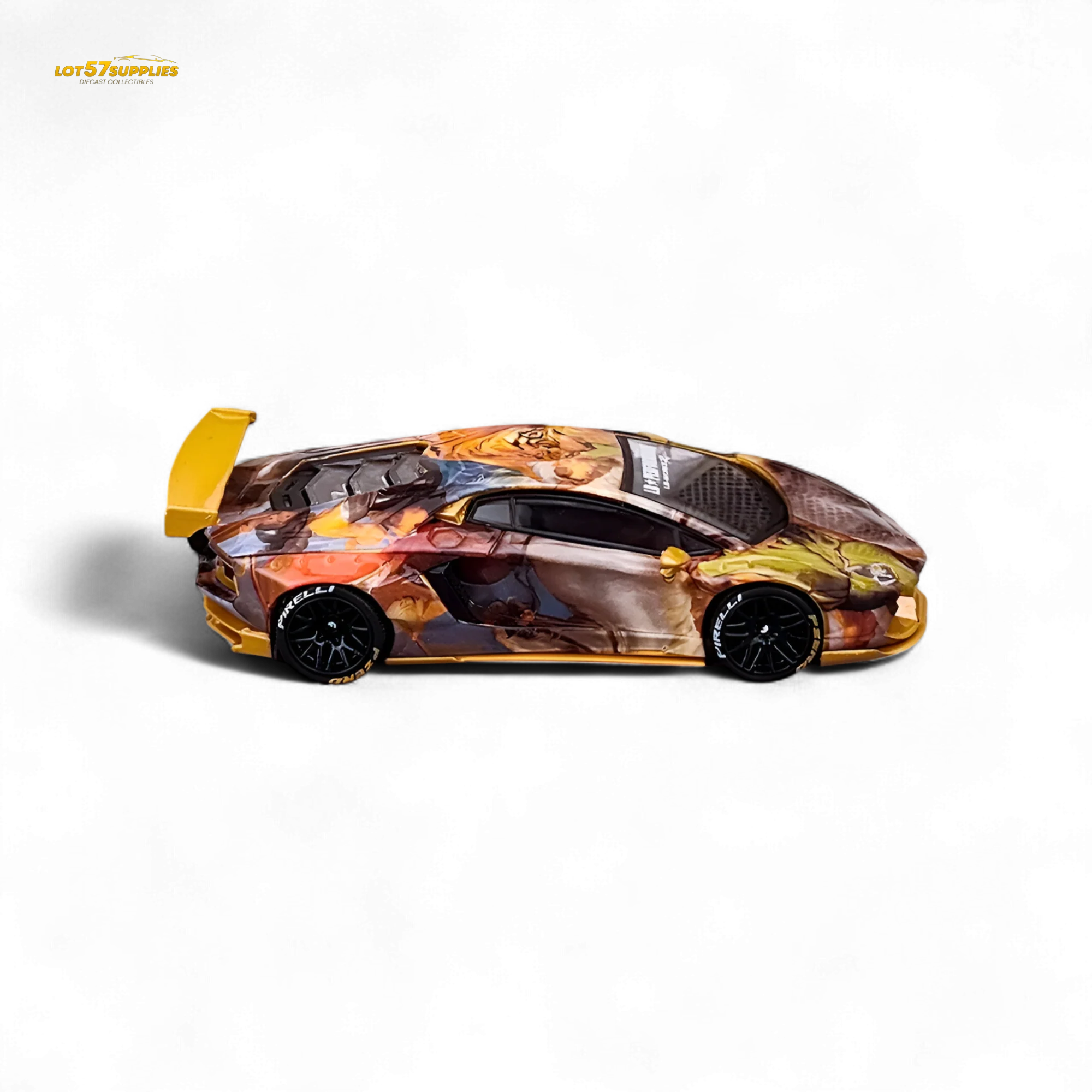 King Model Lamborghini Aventador LP700-4 Tiger Racing 1:64 - Image 2