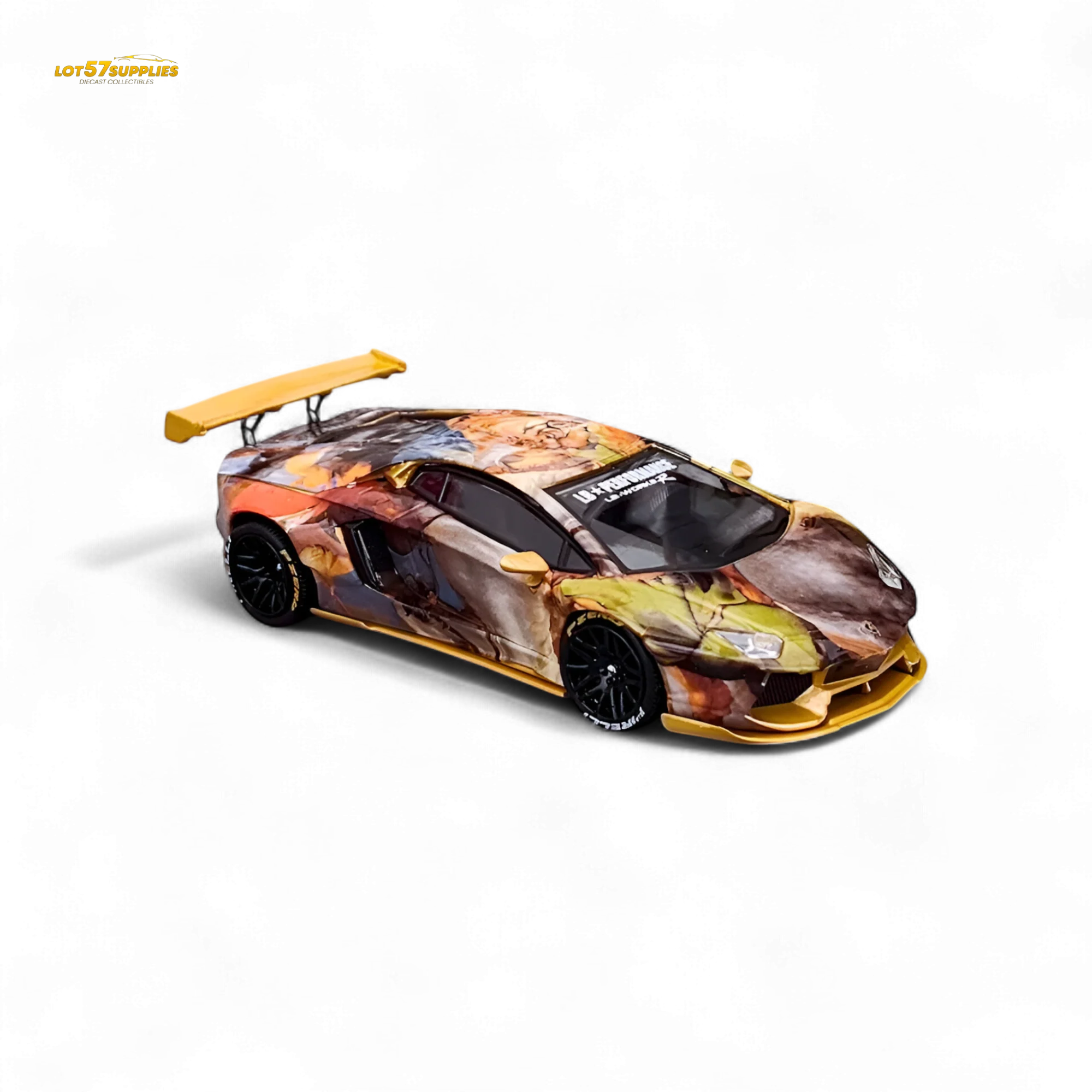 King Model Lamborghini Aventador LP700-4 Tiger Racing 1:64 - Image 5