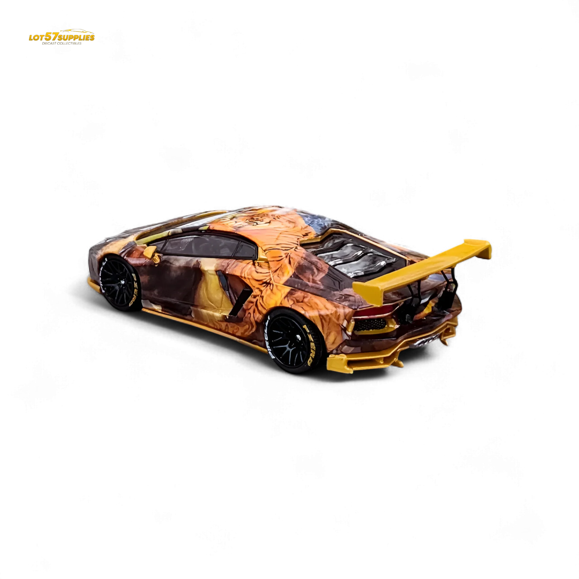 King Model Lamborghini Aventador LP700-4 Tiger Racing 1:64 - Image 6