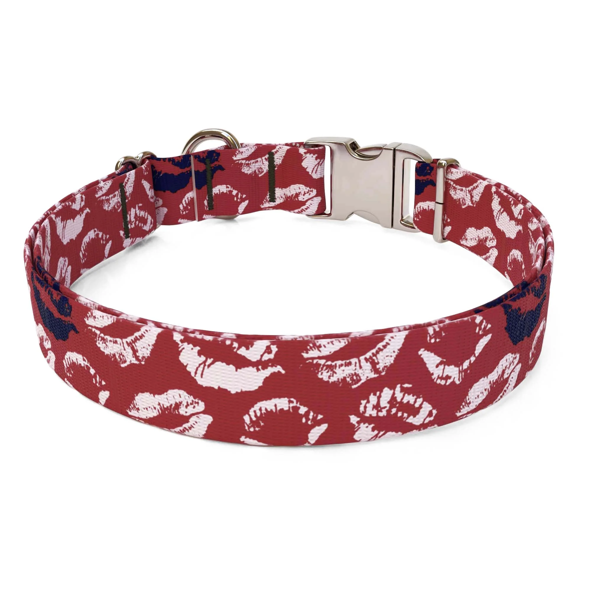 Kisses Red Dog Collar - Image 2