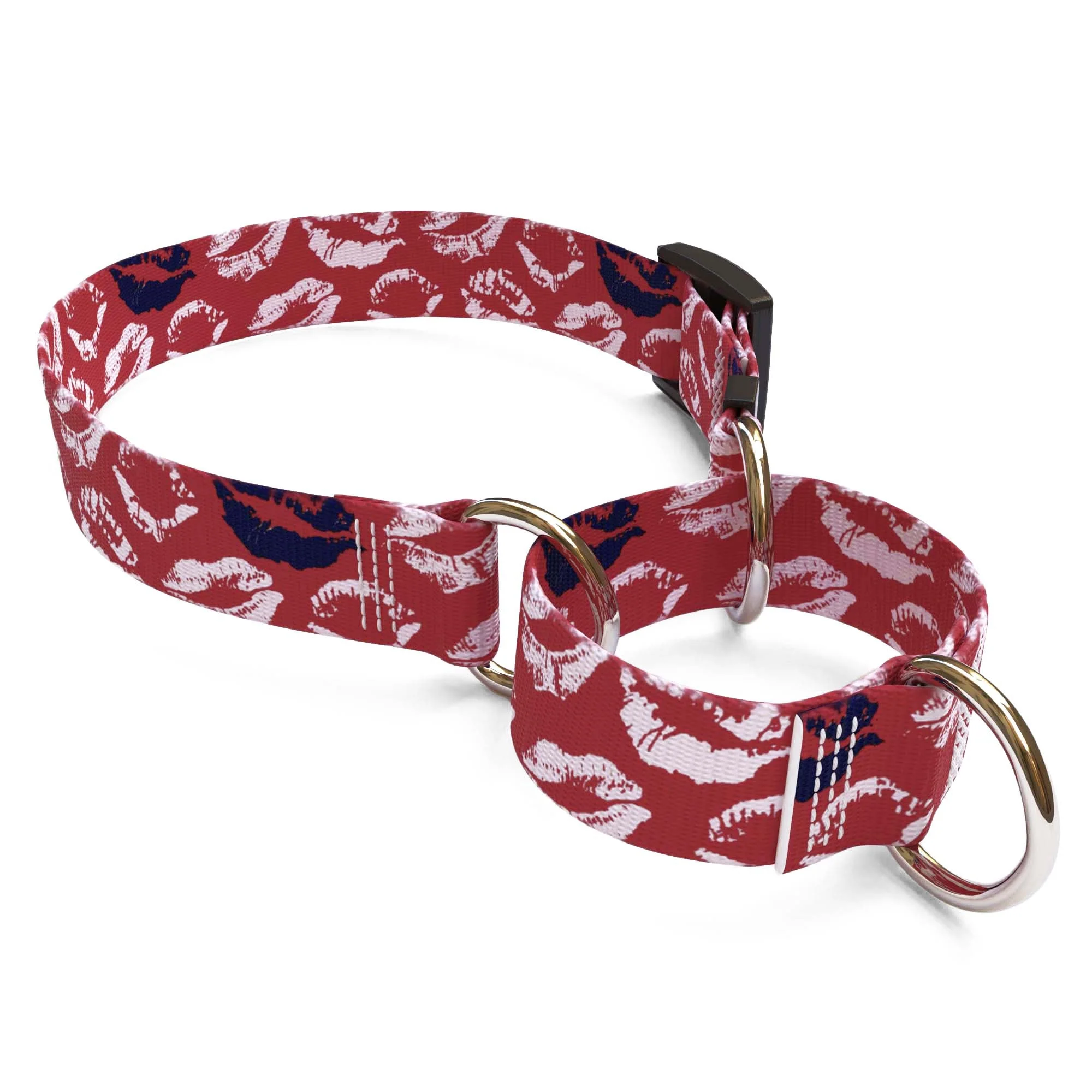 Kisses Red Dog Collar - Image 3