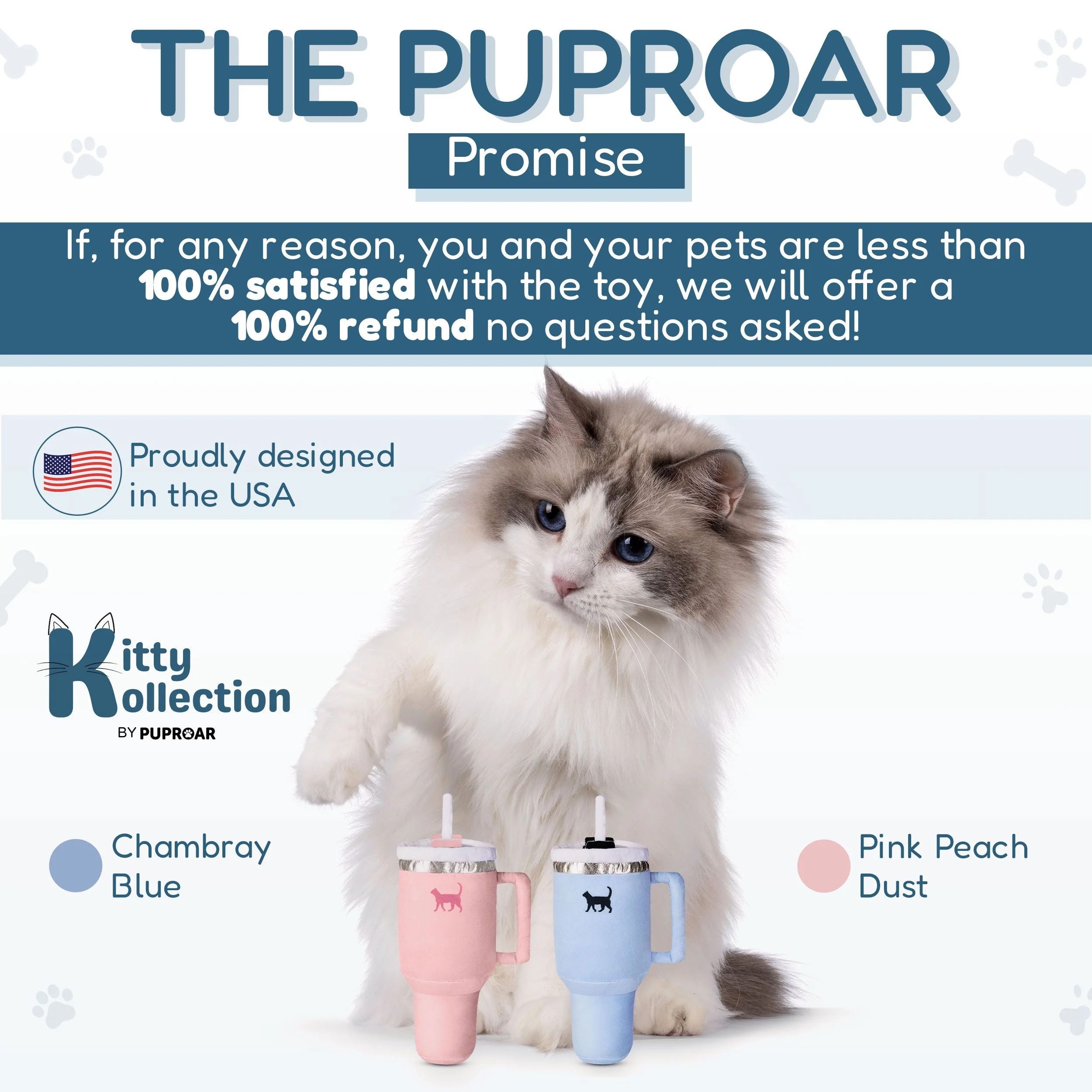 Kitty Cup Cat Tumbler Toy with Catnip & Crinkle Paper- Ideal Cat Birthday Gift - Image 8