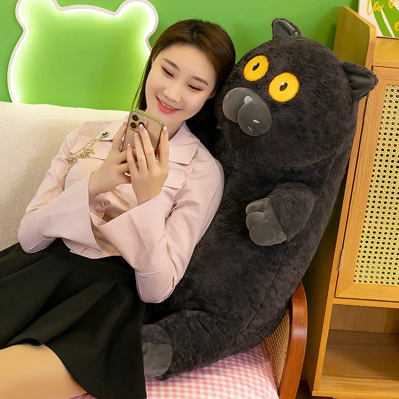 Kitty Doll Interpupil Cat Plush Toy Creative Net Red Throw Pillow - Image 2