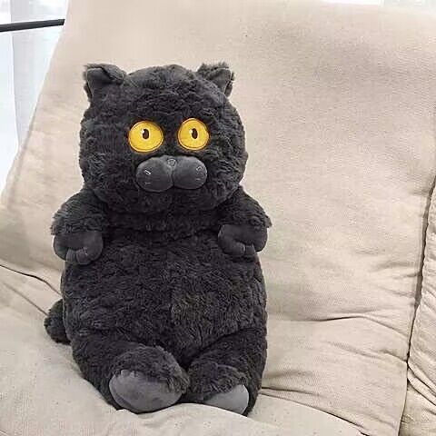 Kitty Doll Interpupil Cat Plush Toy Creative Net Red Throw Pillow - Image 3