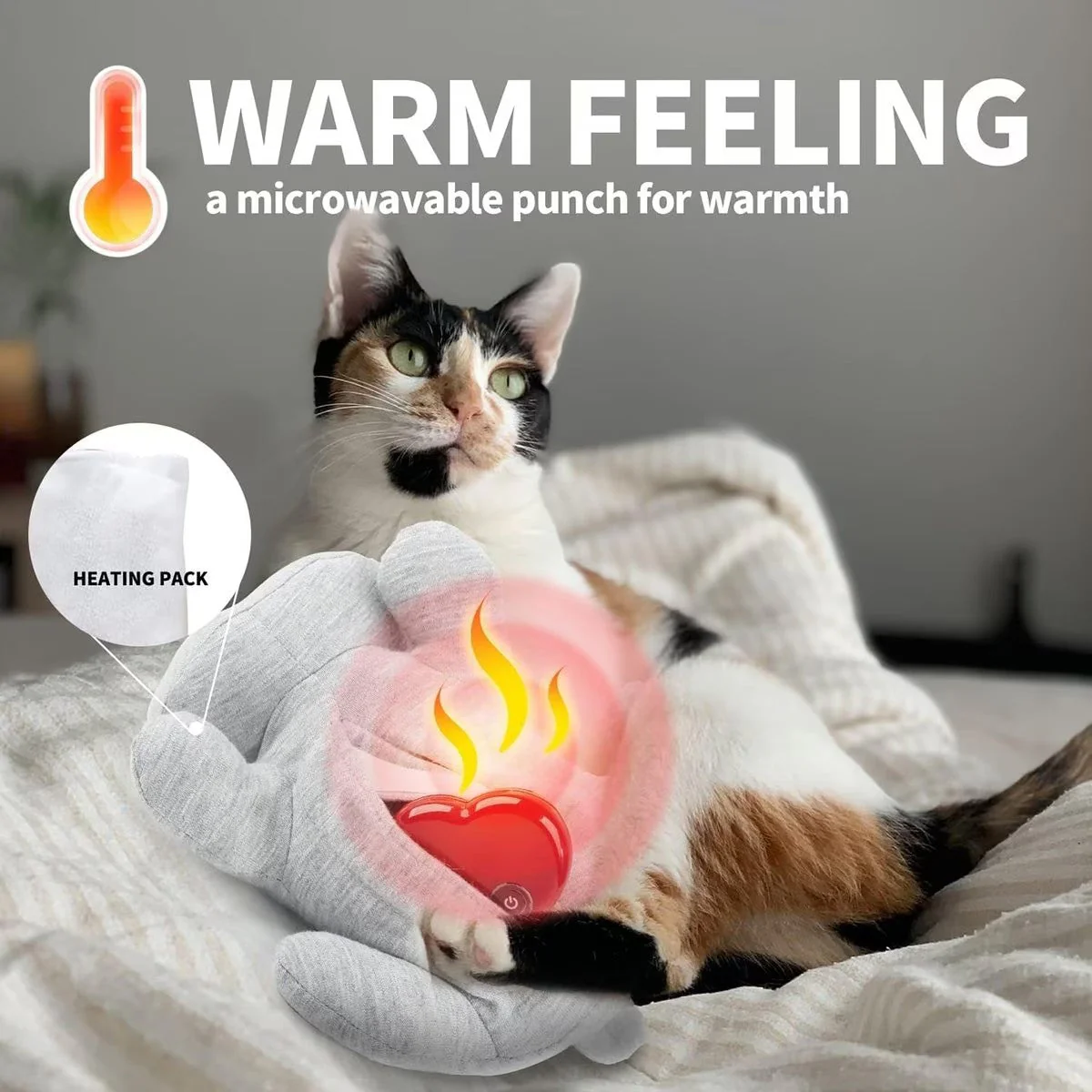 Kitty - Heartbeat 'N' Warm Plush Cat Toy - Image 4