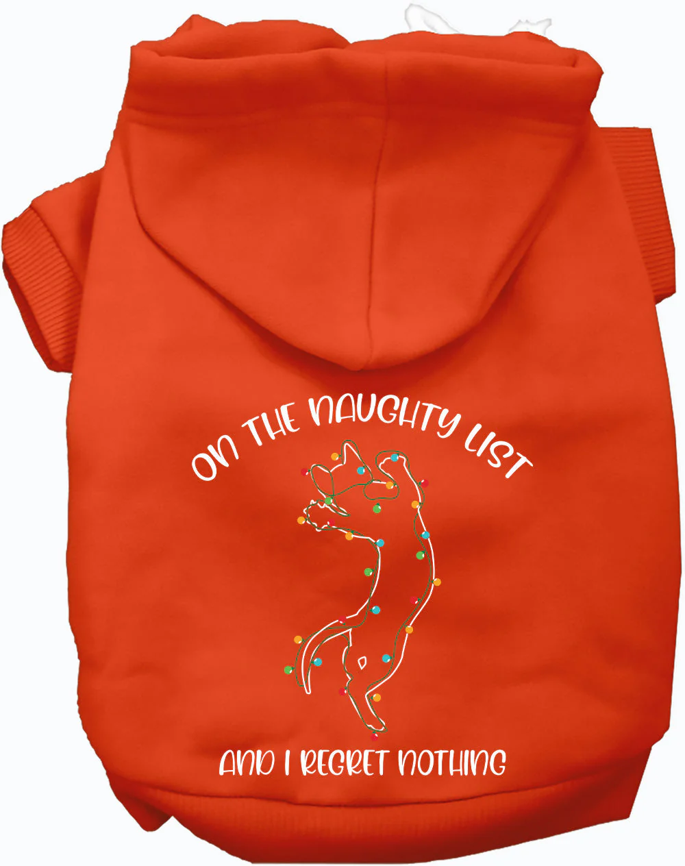 Kitty on the Naughty List Pet Hoodie - Image 10