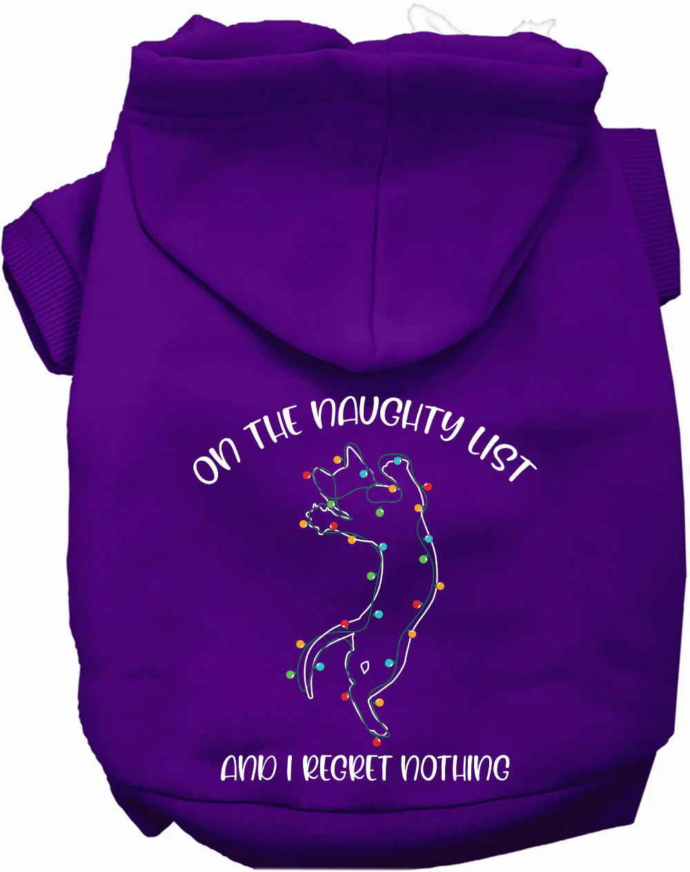 Kitty on the Naughty List Pet Hoodie - Image 11
