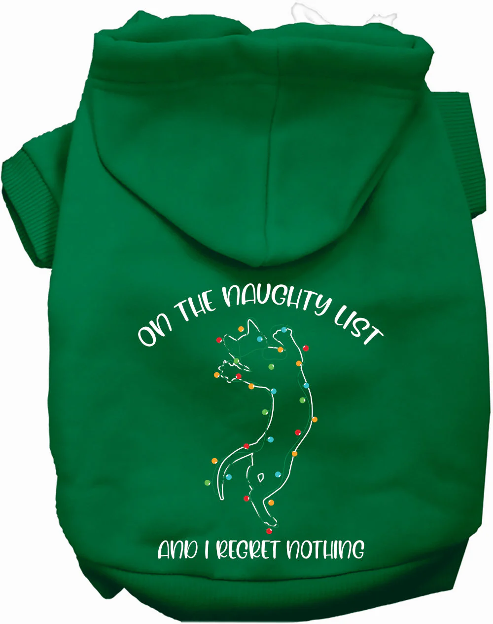 Kitty on the Naughty List Pet Hoodie - Image 3