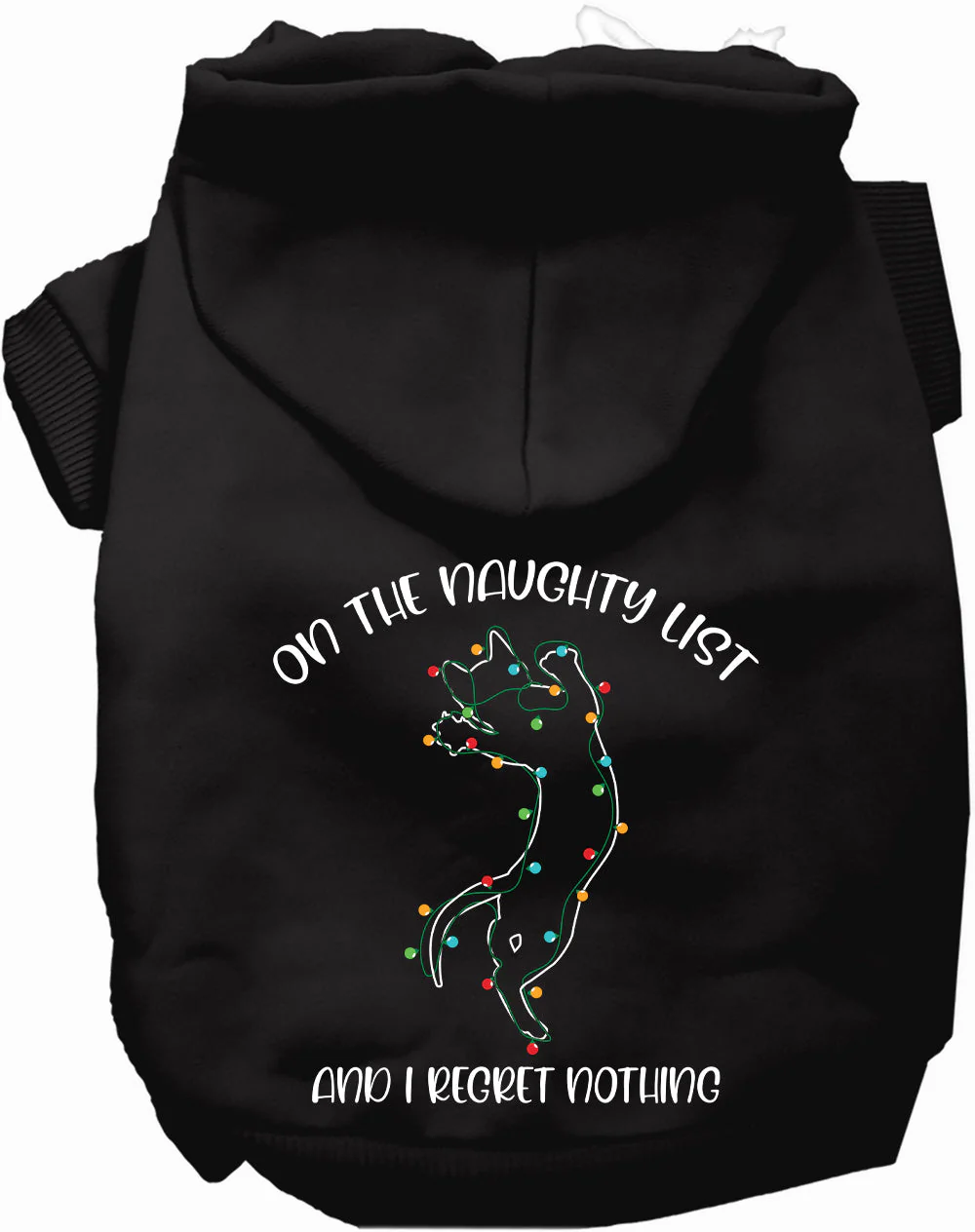 Kitty on the Naughty List Pet Hoodie - Image 4