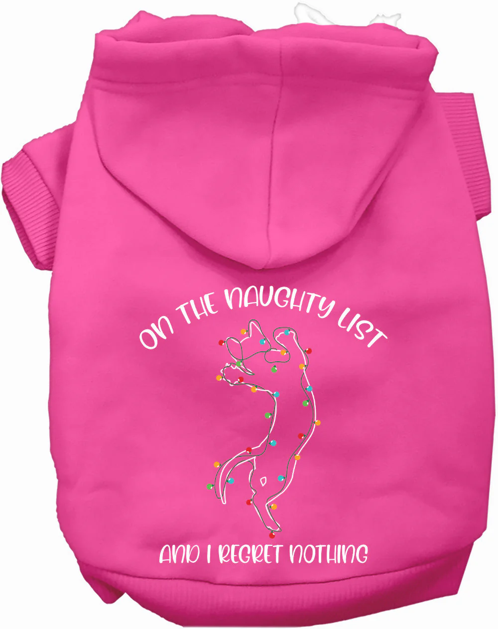 Kitty on the Naughty List Pet Hoodie - Image 6