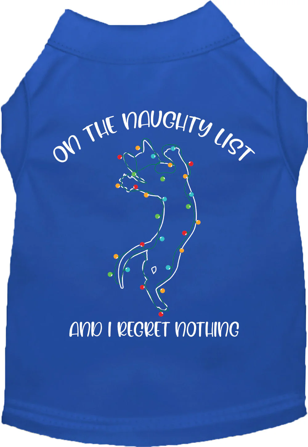 Kitty on the Naughty List Pet Shirt - Image 5