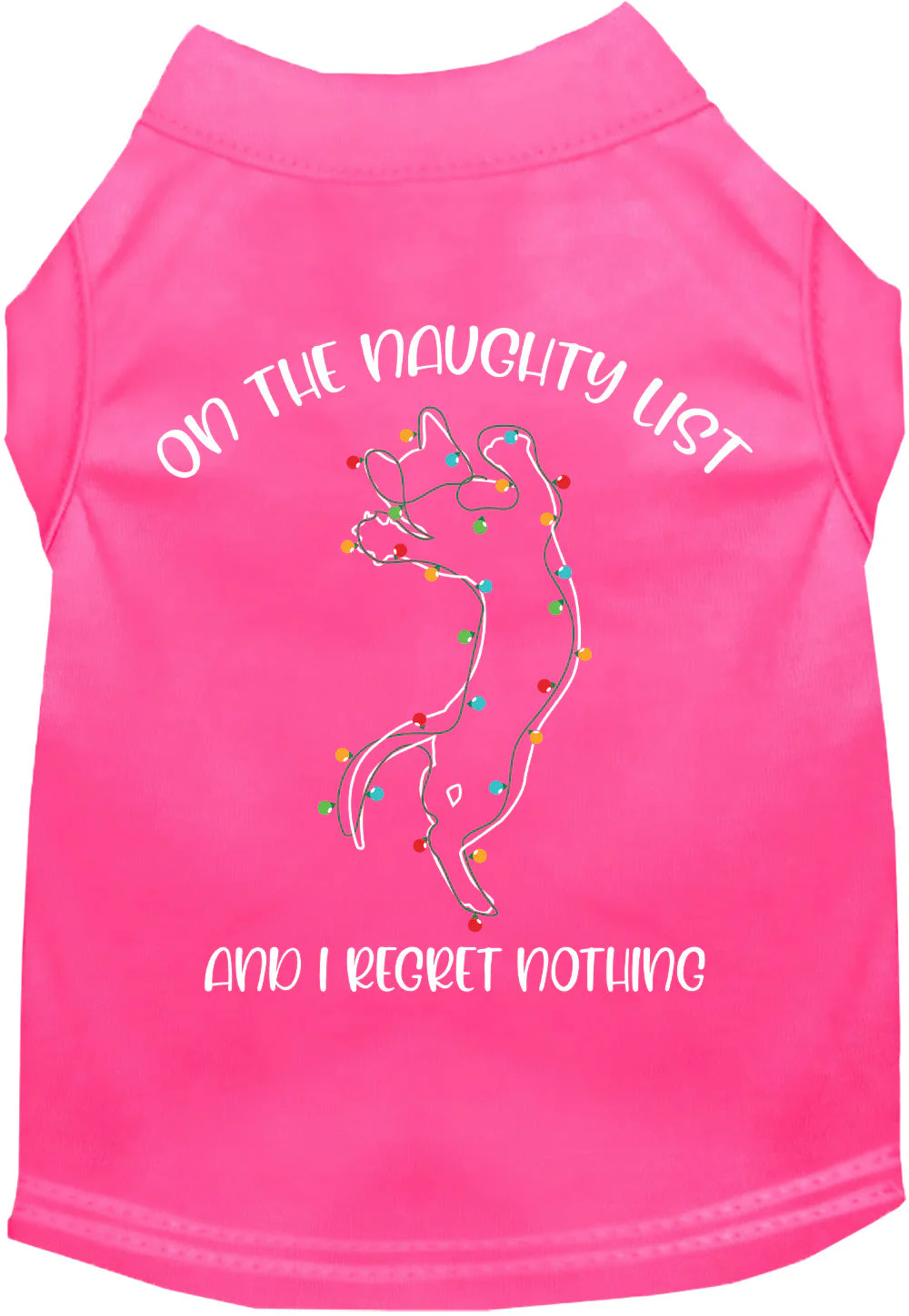 Kitty on the Naughty List Pet Shirt - Image 6