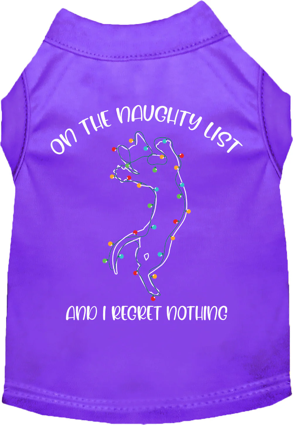 Kitty on the Naughty List Pet Shirt - Image 8