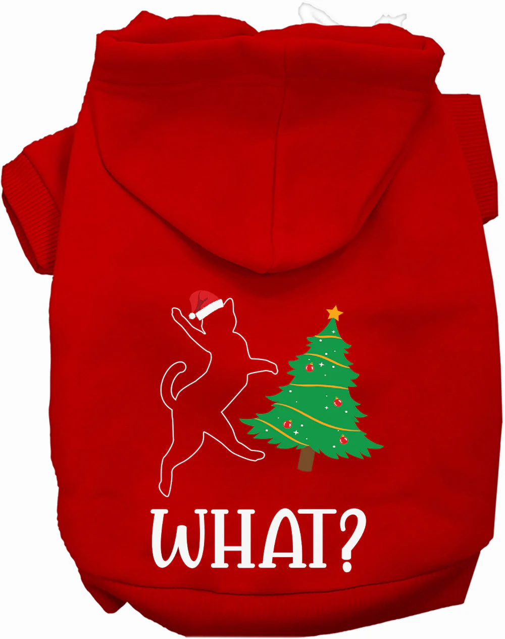 Kitty What Christmas Tree Pet Hoodie - Image 10