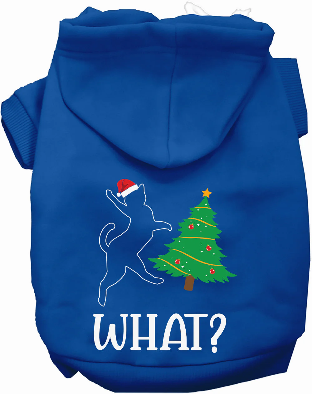 Kitty What Christmas Tree Pet Hoodie - Image 3
