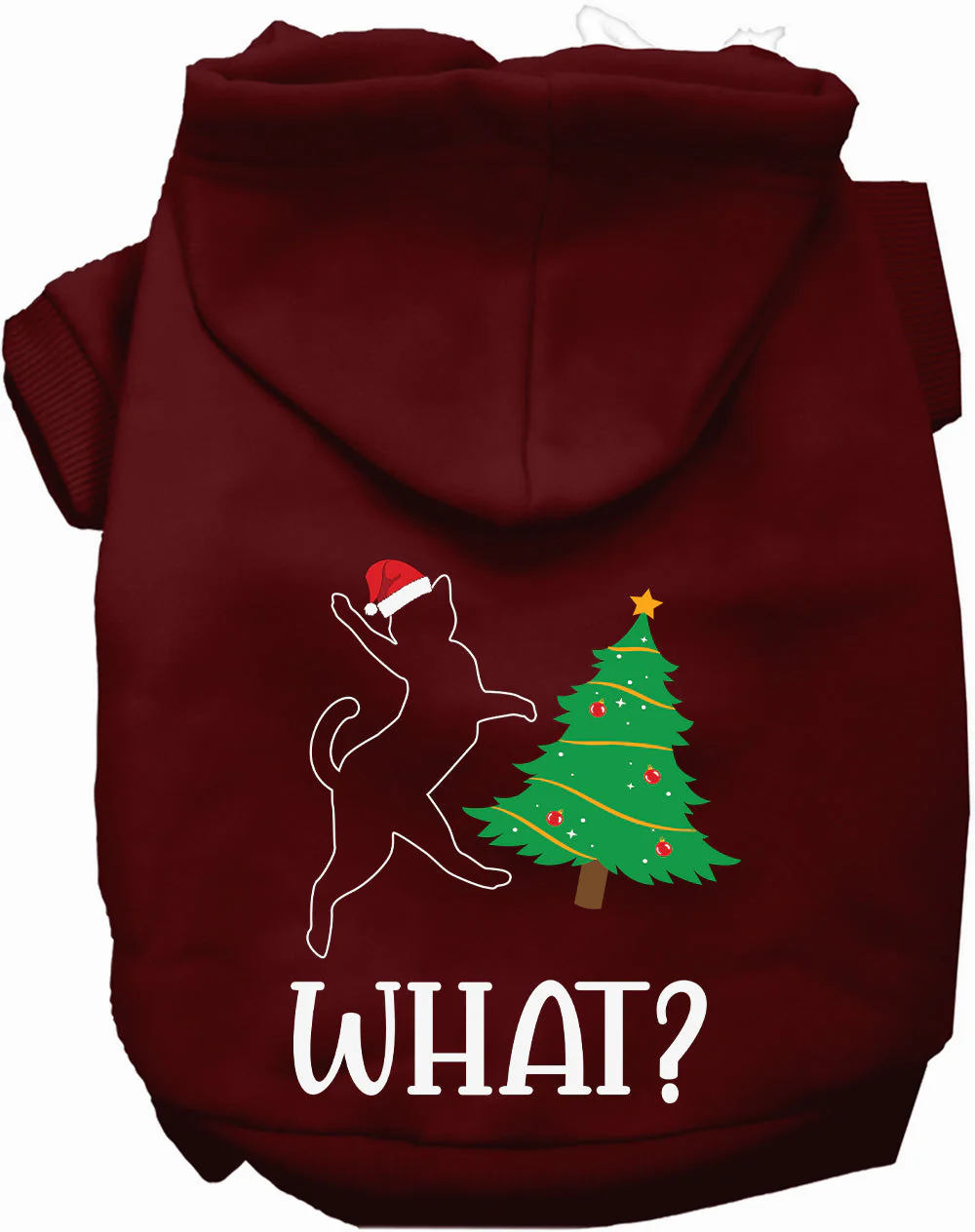 Kitty What Christmas Tree Pet Hoodie - Image 7