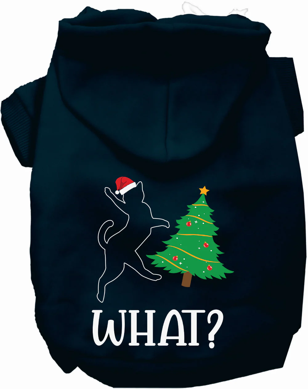 Kitty What Christmas Tree Pet Hoodie - Image 8