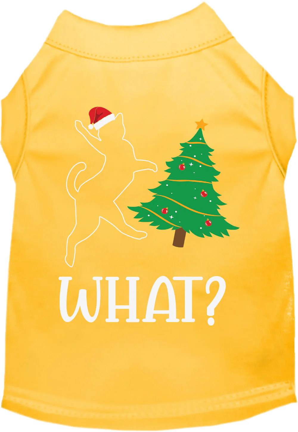 Kitty What Christmas Tree Pet Shirt - Image 6