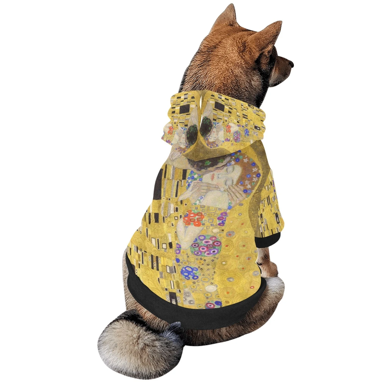 Klimt The Kiss Button Hoodie - Image 5