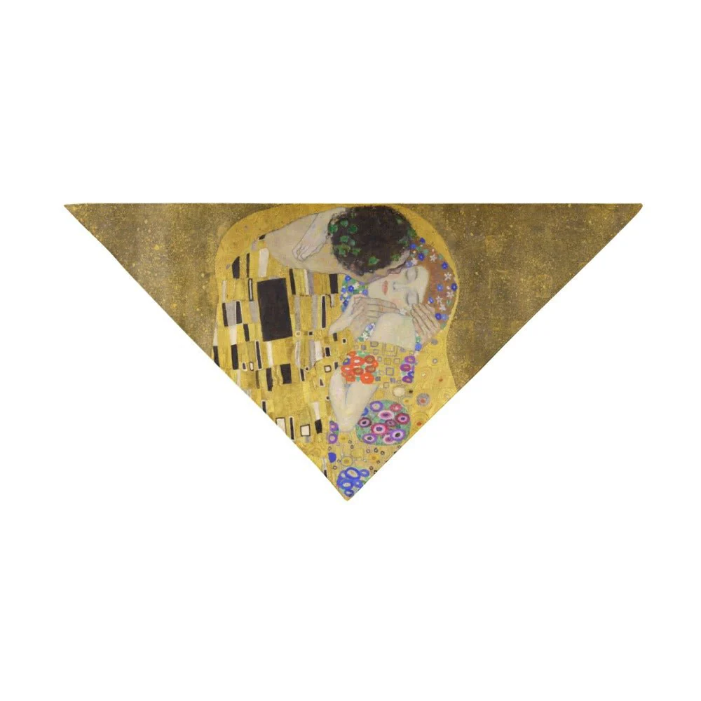 Klimt The Kiss Double-Sided Pet Bandana - Image 3