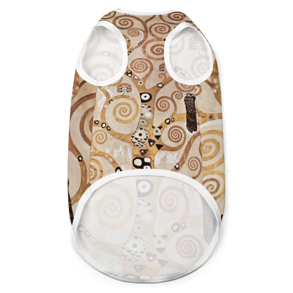 Klimt Tree of Life, Stoclet Frieze Pet Vest - Image 3