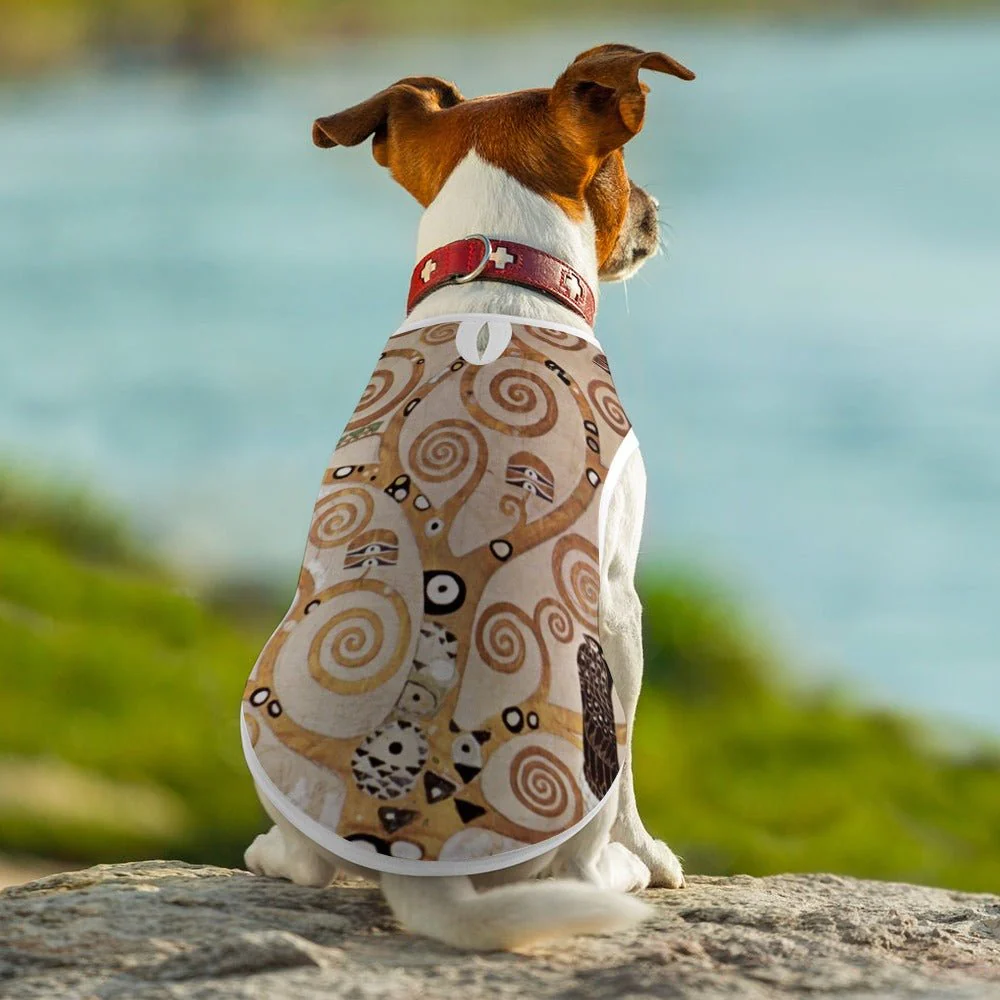 Klimt Tree of Life, Stoclet Frieze Pet Vest - Image 5