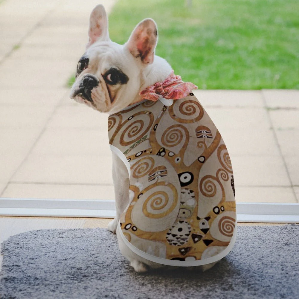 Klimt Tree of Life, Stoclet Frieze Pet Vest - Image 6