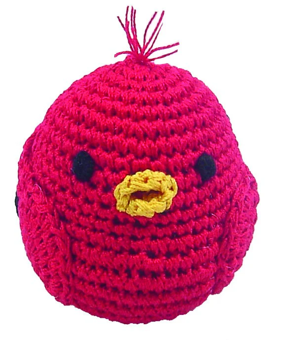 Knit Knacks Organic Cotton Pet and Dog Toys, "Birds & A Bee Group" (Choose from 5 Different Options) - Image 4