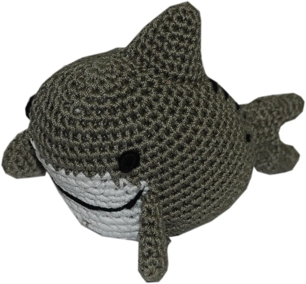 Knit Knacks Organic Cotton Pet & Dog Toys, (Choose from: Pizza, Avocado, Monster, Shark, Whale or Cactus) - Image 7