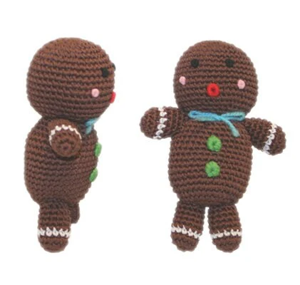 Knit Knacks Organic Cotton Pet& Dog Toys, "Christmas Group" (Choose from: Rudy Reindeer, Christmas Tree, Ornament, Snowman, Gingerbread Man) - Image 6