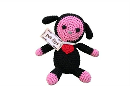Knit Knacks Organic Cotton Pet & Dog Toys, "Easter Group" (Choose from: Choco Bunny, Foo Foo Bunny, Baby Duck, 2 Different Lambs, or Goat) - Image 3