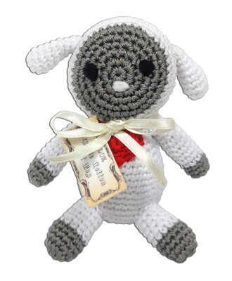 Knit Knacks Organic Cotton Pet & Dog Toys, "Easter Group" (Choose from: Choco Bunny, Foo Foo Bunny, Baby Duck, 2 Different Lambs, or Goat) - Image 4