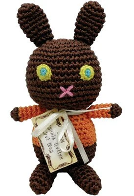 Knit Knacks Organic Cotton Pet & Dog Toys, "Easter Group" (Choose from: Choco Bunny, Foo Foo Bunny, Baby Duck, 2 Different Lambs, or Goat) - Image 7