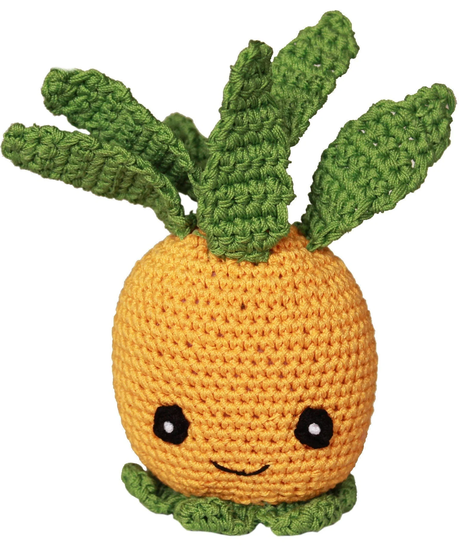 Knit Knacks Organic Cotton Pet & Dog Toys, "Fruits" (Choose from: Strawberries, Pear, Pineapple, Lemon, Chili Pepper, Avocado or Banana) - Image 4