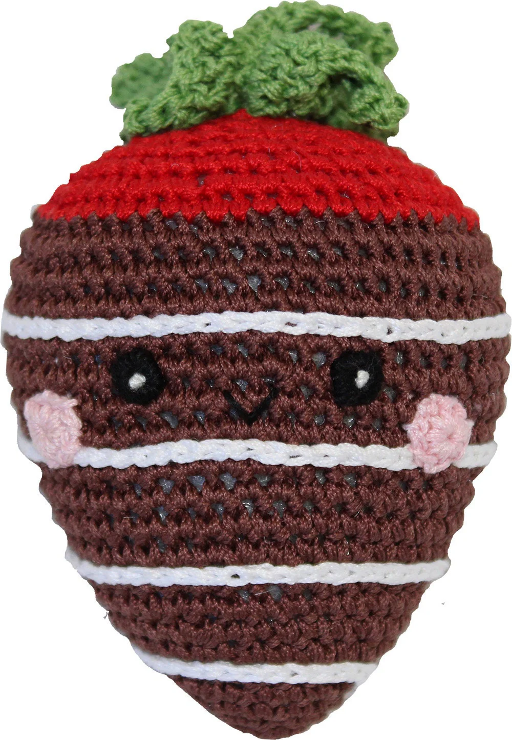 Knit Knacks Organic Cotton Pet & Dog Toys, "Fruits" (Choose from: Strawberries, Pear, Pineapple, Lemon, Chili Pepper, Avocado or Banana) - Image 6